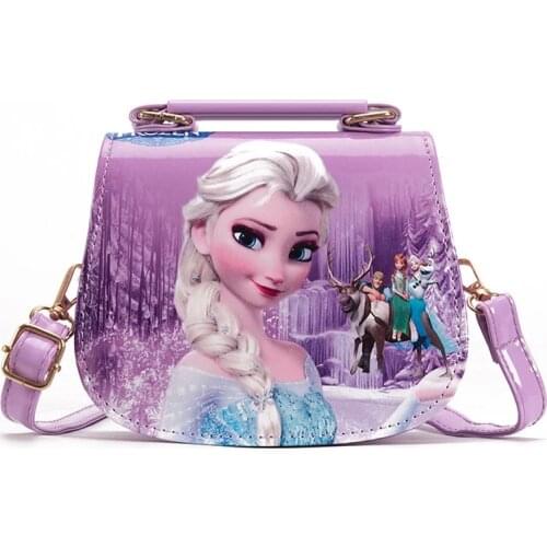 Disney Frozen 2 Elsa Anna princess childrens Cartoons toys shoulder bag girl Sofia princess baby handbag kid bag birthday gift