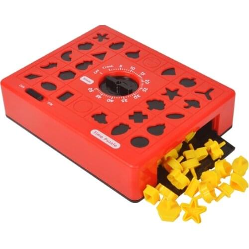 Puzzles Board with Clock Preschool Matching Game for 3 Year Olds