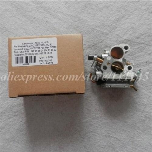 236 CARBURETOR FITS HUSQVARNA 230 235 240 RED MAX GZ380 CS2234 2238 CHAINSAW CARB PETROL CHAIN SAW 503 28 3208 FREE SHIPPING