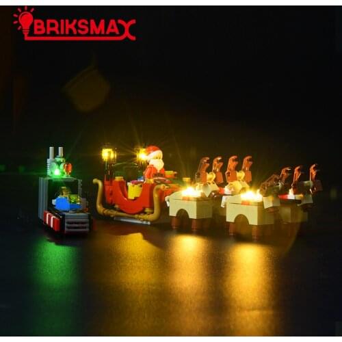 BriksMax Led Light Kit For Christmas Series Compatible With 10249/10245/10254/10259/10263 NOT Include The Model)