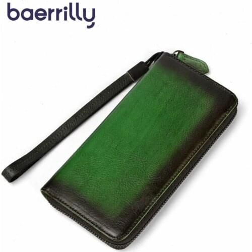 Women Wallet Long Clutchbag Wallet Female Genuine Leather Rfid Coin Purse Zipper Card Holder Travel Money Pocket Cartera Mujer