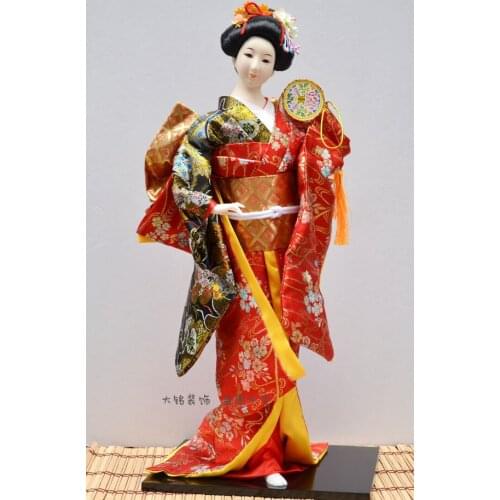 Japanese Geisha doll doll figure Japanese craft ornaments Japan hotel restaurant decoration creative gifts