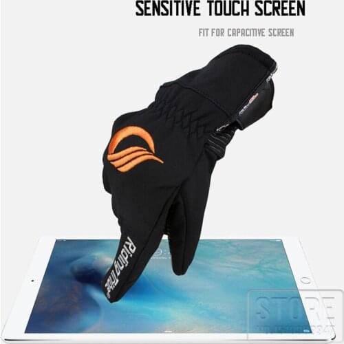 Motorcycle warm waterproof gloves winter riding racing touch screen glove Full Finger ATV Downhill Cycling gloves