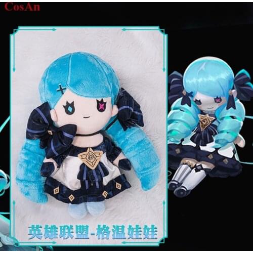 New Game LOL Gwen Dolls Cosplay Lovely Fashion Throw Pillow 30cm Cotton Doll Birthday Plush Accessories For Children Or Friends