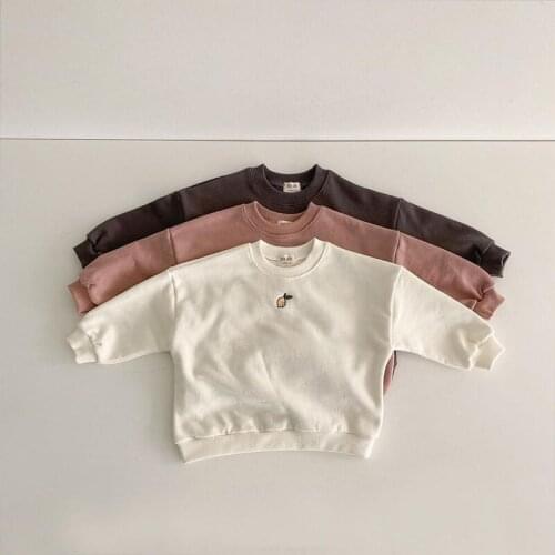 HAYANA 2021 Autumn New kids Clothes Cotton Hoodie Korean Girls Tops Casual Boys Sweatshirt Baby Girls Clothes