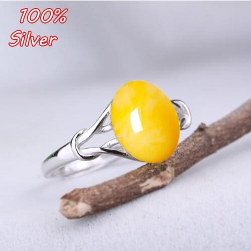 S925 Sterling Silver Color Adjustable Blank Ring Base Fit 8*10mm Glass Cabochons Cameo Settings Tray DIY Jewelry Making
