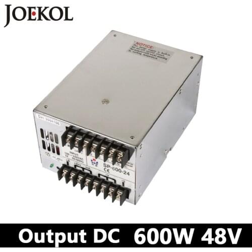 PFC Switching Power Supply 600W 48v 12.5A,Single Output Industrial-grade Power Supply,AC110V/220V Transformer To DC 48