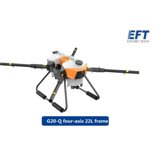 NEW EFT G20Q four-axis 22L 22kg agricultural spray drone frame G20 Q wheelbase folding frame 10L water tank UAV