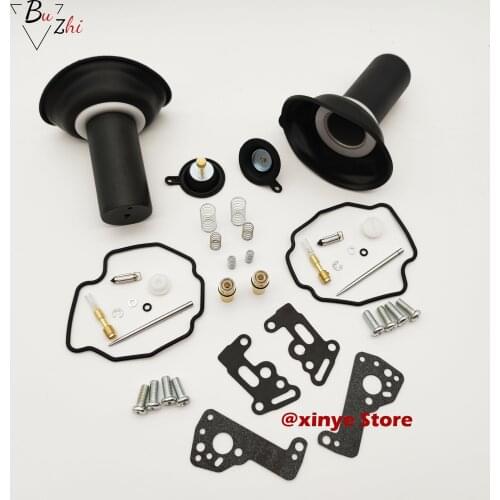 Carburetor Repair Kit for Virago XV535 1990-2001 XV 535 Plunger Diaphragm Gasket Delta Valve Needle air shut-off valve