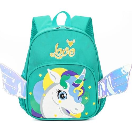 New Cartoon backpack for girls Kids School bag Child Boys Backpack Baby Anti-lost bag Cartoon Unicorn For 3-6 years Kid Satchel