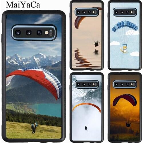 Paragliding Sport Case For Samsung Galaxy A71 A51 A21S A40 A50 A70 A20e A31 M21 S9 S10 S20 Plus Note 20 Ultra