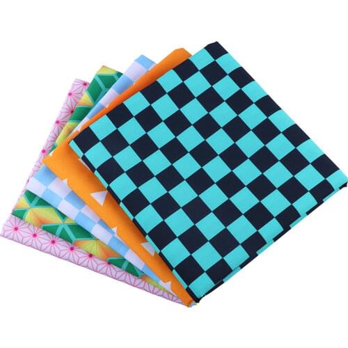 50*140CM Cartoons pattern Polyester cotton Fabric Patchwor Printed for Tissue Kids Home Textile for Sewing Doll Dress Curtain