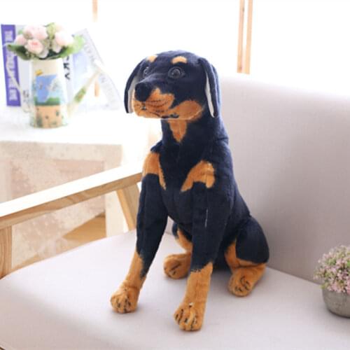 Explosive Plush Toy Rottweiler Dog Simulation Pet Dog Gift Ragdoll for Children Pet Store Promotion Mascot