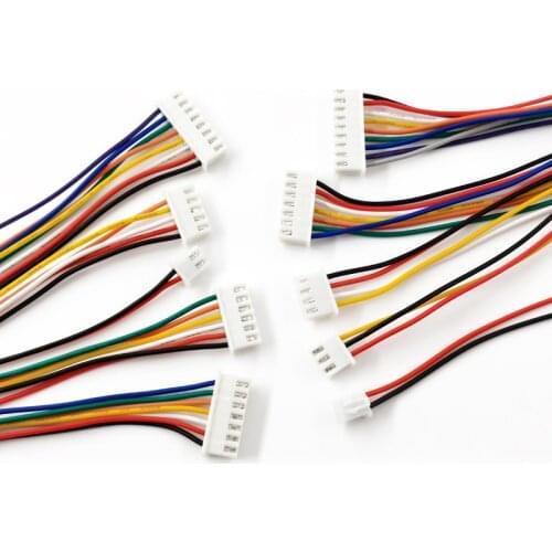 XH2.54 to DuPont harness 2P/3P/4P/5P/6P/7P/8P/9P/10P,100mm/200mm/300mm/400mm/500mm,terminal wire, Nextion Cable XH2.54 4P 200mm