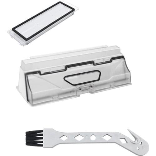 Dust Box Parts for Xiaomi Vacuum Cleaner Robotic Roborock S5 MAX S6 MaxV PURE,Dustbin Box with Filter Accessories