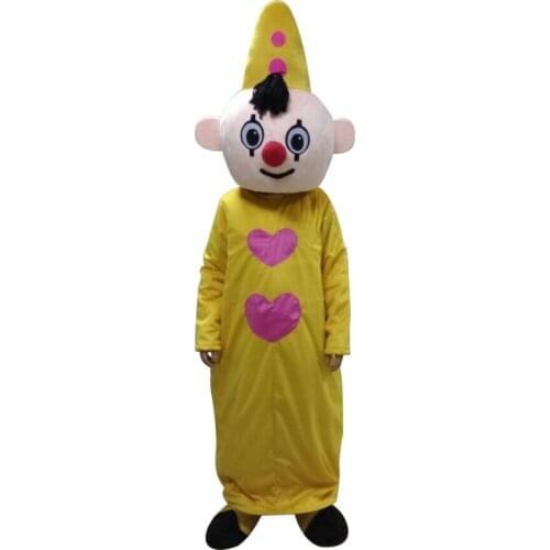 Yellow Hat Boy Mascot Costume Bumba Mascot Costumes Adult Cartoon Appearl Halloween Birthday Cosplay