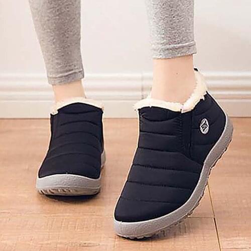 Womens Shoes Winter Chunky Shoes For Women Keep Warm Womens Boots Winter Snow Ankle Boots Woman Footwear Ladies Zapatos Mujer
