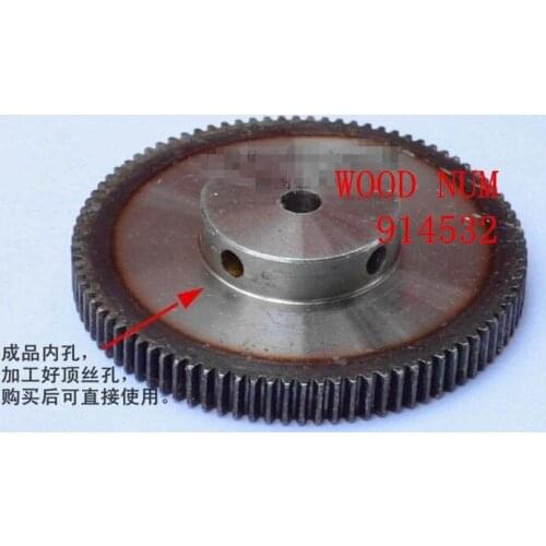 Spur Gear pinion 120T 120Teeth Mod 1 M=1mod Teeth main gear 45# steel cnc gear rack transmission RC