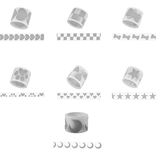 Stars Reflective Tape High Viscosity Washable Footprints Decorative Reflective Tape Roll 1.18x39.37inches (LW)