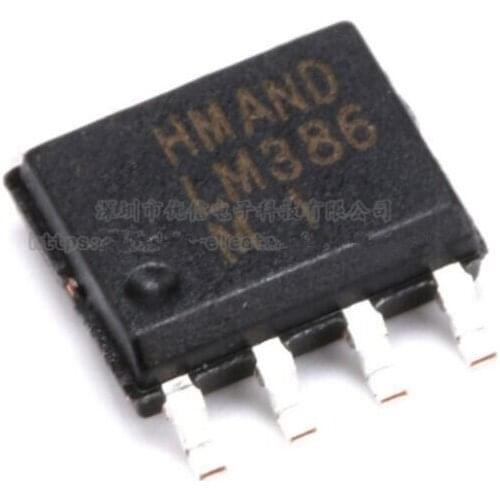 10pcs SMD LM386 audio amplifier 0.25W SOP-8