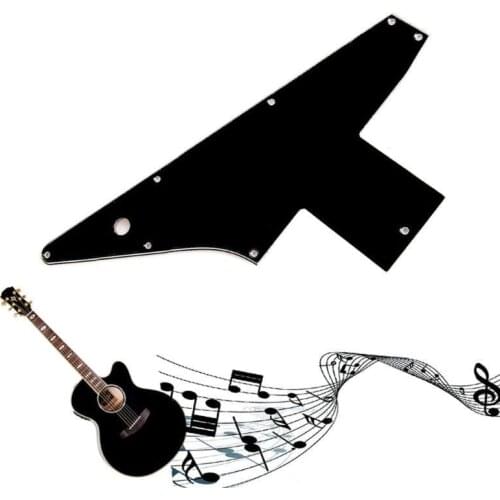 3 Ply Guitar Pickguard Pick Guard For Explorer Gibson '76 Reissue Black Parts Drop Shipping