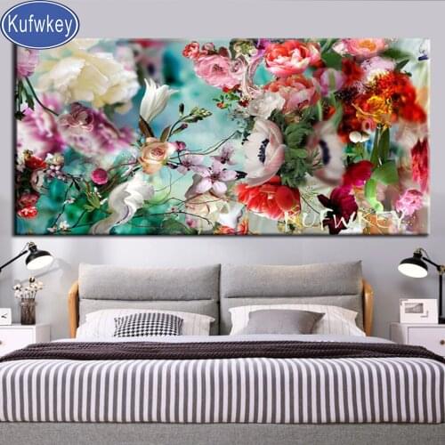 Diamond embroidery beautiful flower Blossom 5 d diamond painting full drill crystal 3d puzzle mosaic cross stitch set