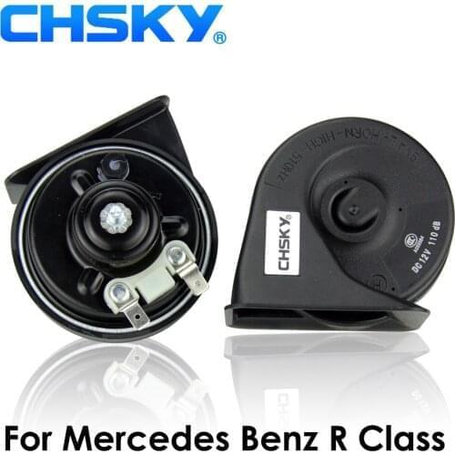CHSKY Car Horn Snail type Horn For Mercedes Benz R Class 2006 to Now 12V Loudness 110-129db Auto Horn Long Life Time High Low