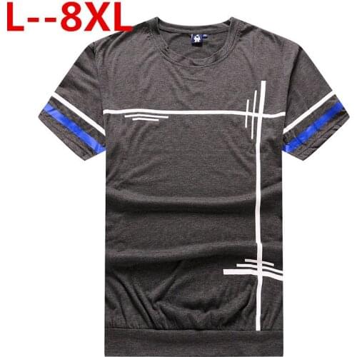 10XL 8XL 6XL Brand T-Shirt Men 2020 Summer New Fashion Printed t shirts O-neck Casual Tee Male Plus Size High Quality Camiseta