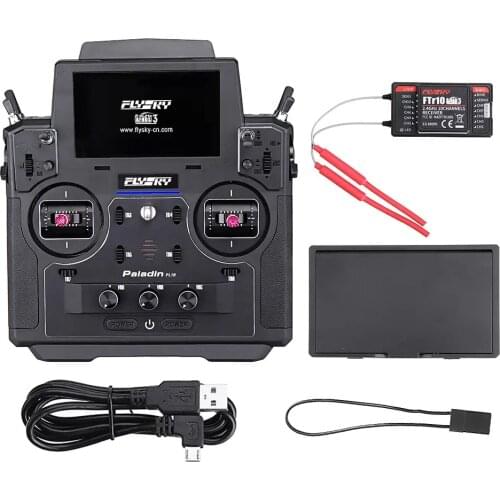 Flysky FS-PL18 Paladin 2.4G 18CH Radio Transmitter with FS-FTr10 Receiver HVGA 3.5 Inch TFT Touch Screen for RC FPV Racing Drone