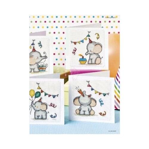 Cross Stitch Kit Embroidery Homfun Craft Bears Greeting Card Painting Joy Sunday Christmas Decorations For Home Homefun ZZ541