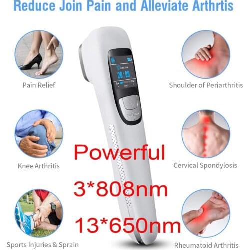 Cold Laser Therapy Shock Wave Laser Machine Extracorporeal Shock Wave Therapy Equipment for Body Pain Relief