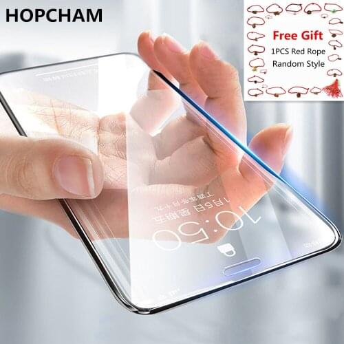 HOPCHAM 5D Full Coverage Tempered Glass For iPhone 7 8 7 6 6S Plus Screen Protector For iPhone 6 6S 7 8 Protector Glass Film