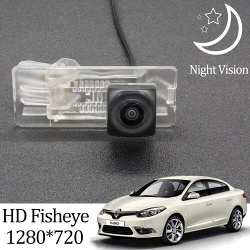 Owtosin HD 1280*720 Fisheye Rear View Camera For Renault Fluence 2012 2013 2014 2015 2016 2017 2018 2019 Car Parking Accessories