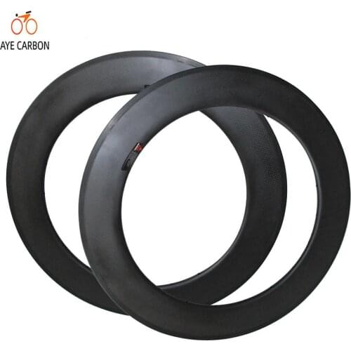 700c clincher 88mm carbon road bicycle rims 23mm width carbon racing rims