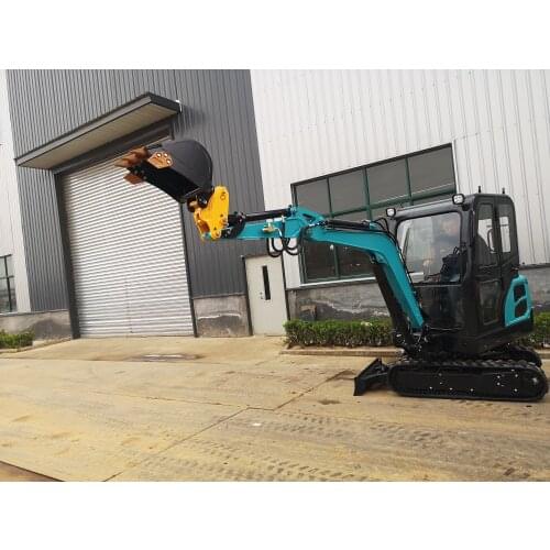 Mini Digger Enclosed Cab Crawler Excavator SYNBON 1.8Ton Digging Machine