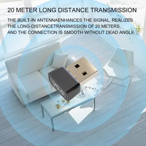 Multifunctional File Sharing Bluetooth-compatible5.0 Barrier-free Adapter for Speaker