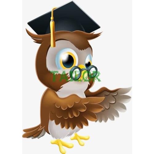 Wall stickers kit set Full square haft diamentowy Cuadros 5D diamond painting Cross stitch animals bird owl Mosaic art colour 7