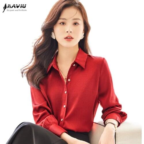 Блузки на пуговицах NAVIU Elegant and Fashion China At AliExpress