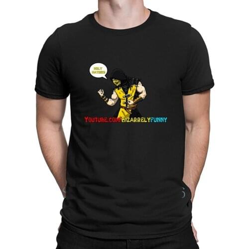 Scorpion Real Mortal Kombat Youtub T Shirt Novelty Tee Shirt Spring Autumn Gift Breathable Personalized O Neck Trend Shirt