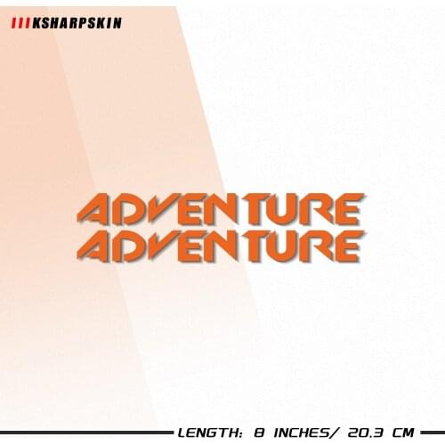 New motorcycle bicycle fuel tank sticker wheel helmet MOTO waterproof reflective logo for KTM ADVENTURE adventure