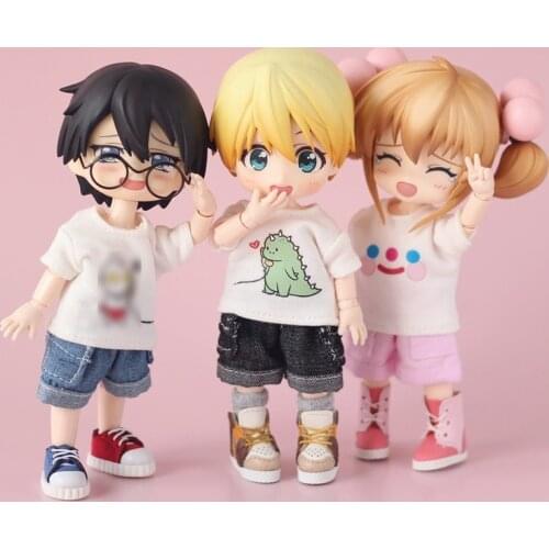 Ob11 baby clothes pocket pants denim shorts 1/12BJD doll clothes for obitsu11, ,pbody9, GSC ,Molly,BJD clothes doll accessories