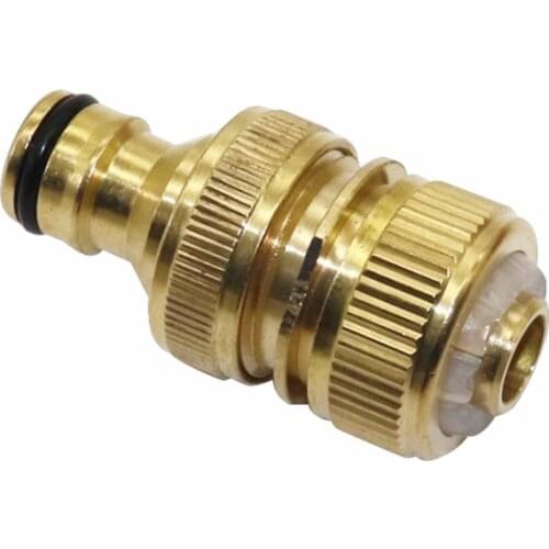 1 set (2pcs) 3/4 inch external thread connector with 3/4" Female Thread Copper Quick Connector joint garden water connectors