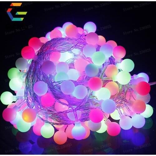 10m 80LED String Lights Waterproof Outdoor Pendant New Year/Christmas Xmas WeddingCurtain Decorations Holiday Fairy Lights H-11