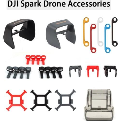 Upgraded Spark Anti-Glare Gimbal Camera Protector Cover Lens SunHood Sunshade Protection for DJI Spark Drone Accessories