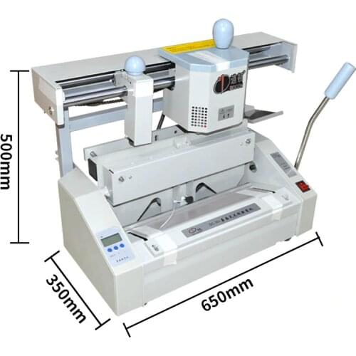 Hot melt glue binding machine DC-30+ Desktop comb glue book binder machine booklet maker 110V/220V