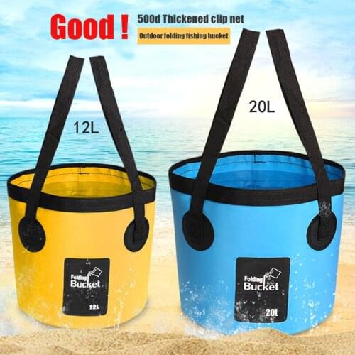 Waterproof folding bucket For Outdoor Fishing, Convenient Fit Car washing and wear-resistant traveling mobile Basin
