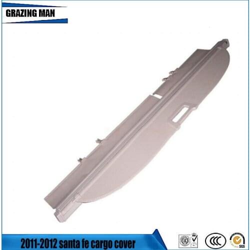 For Santa Fe 2011.2012 Rear Trunk Security Shield Nylon Polyester Cargo Cover High Qualit Auto Accessories for santafe