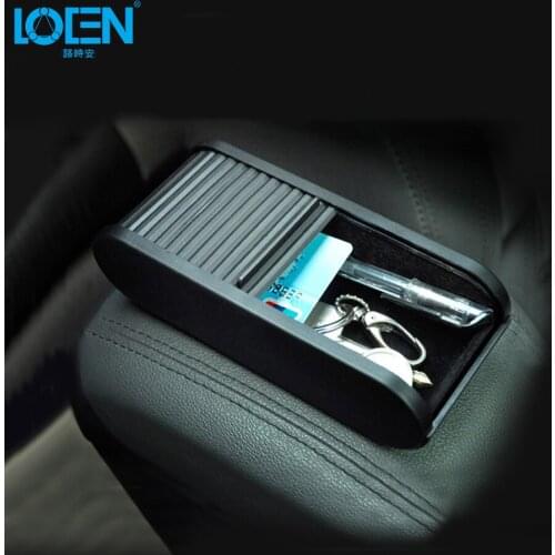 1PC Armrest Box Storage Pocket Storage Bag Organizer Holder Black Universal For Toyota Hyundai Chevrolet Honda Lada Kia