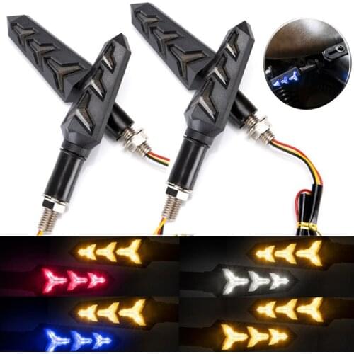 2/4Pcs 12V Turn Signal Light Motorcycle Flasher Built LED Relay Motorcycle Signal Indicator Stop Signal Flowing Motorcycle Lamp