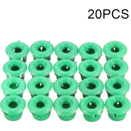 20x Clips For BMW Side Skirt Moulding Rocker Panel Trim Grommet Green Plastic
